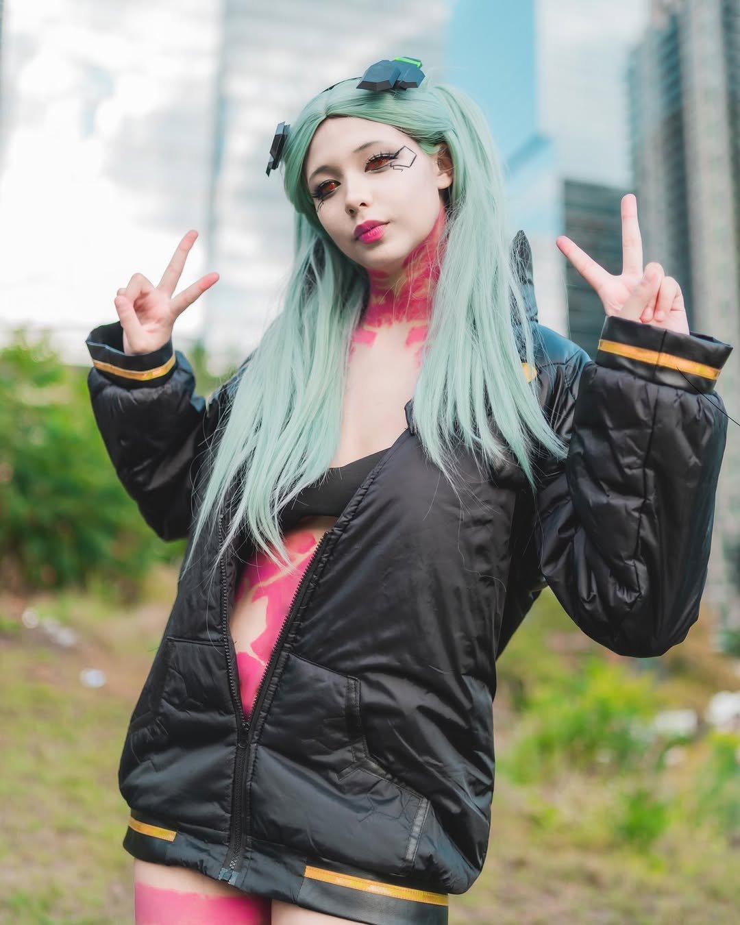 Rebecca Cyberpunk Asian Tiktok Slut Cosplay #kNu65zso